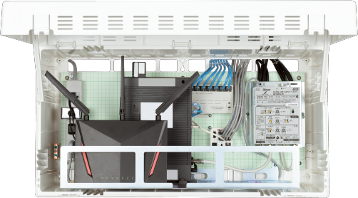 情報盤 収納 AL[ラージタイプ] ｜ 情報配線システム ｜ 便利で快適な住